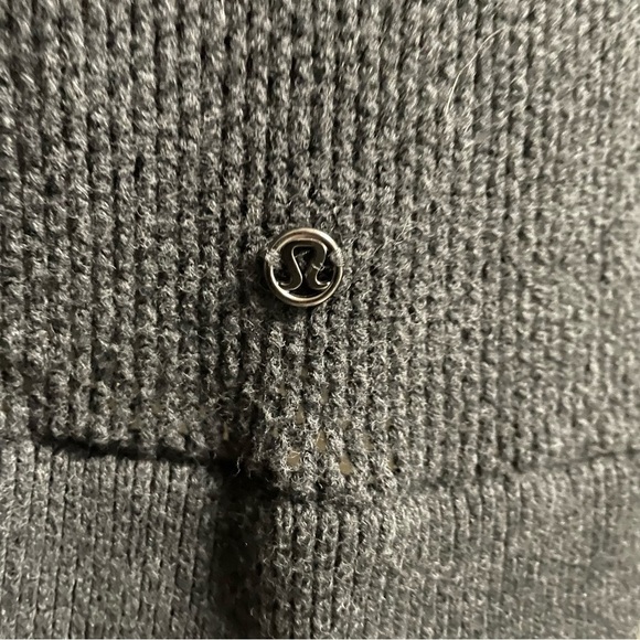 Lululemon Bhakti Life Sweater Heathered Black Women’s Size 4 - Picture 8 of 13